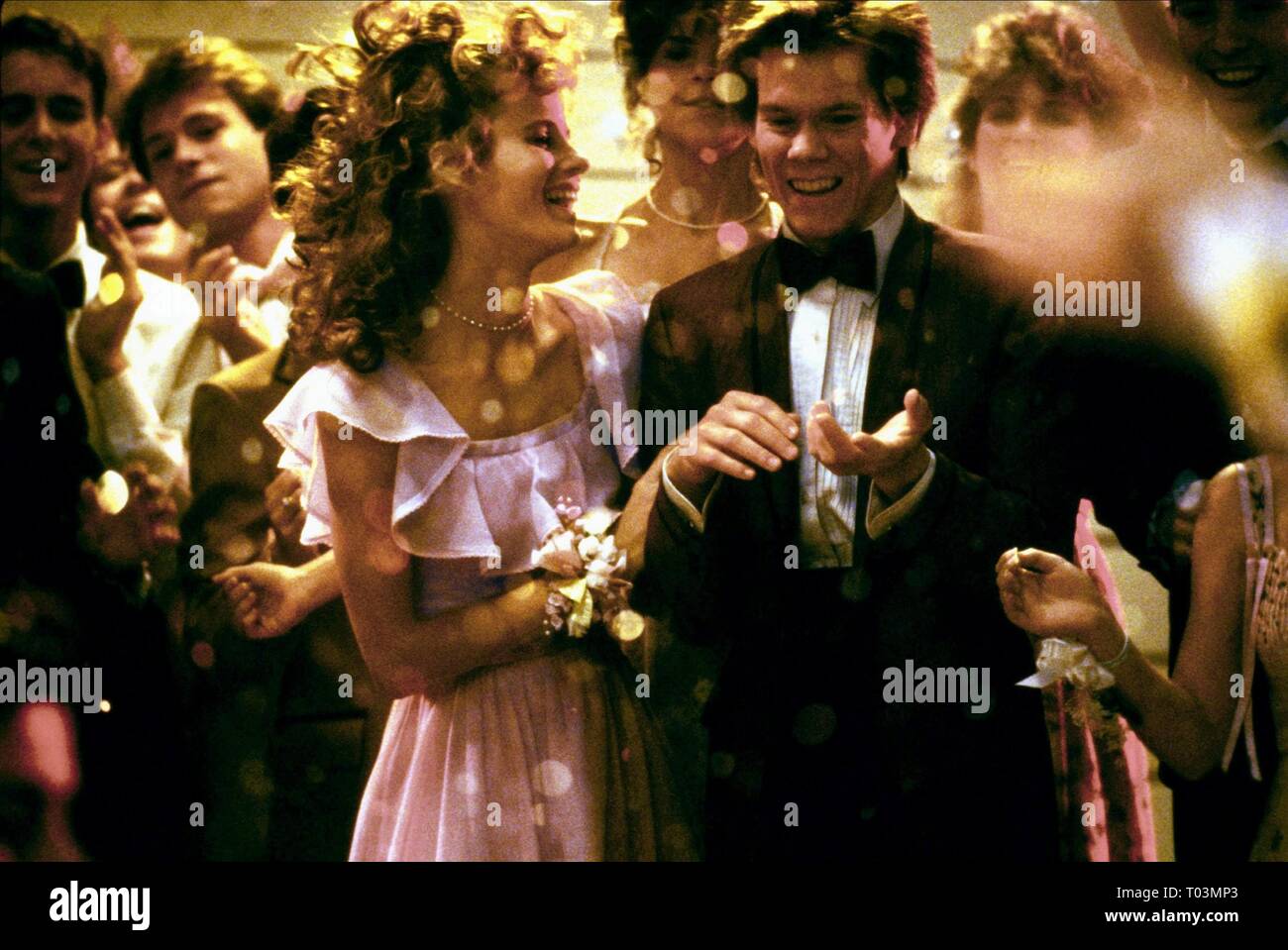 LORI SINGER, Kevin Bacon, Footloose, 1984 Banque D'Images