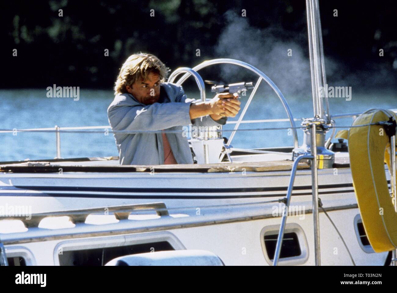 DON JOHNSON, Miami Vice, 1984 Banque D'Images