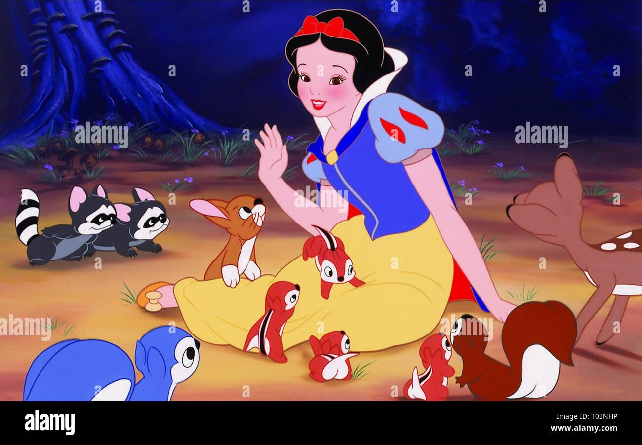 Blanche Neige, Blanche Neige et les Sept Nains, 1937 Banque D'Images