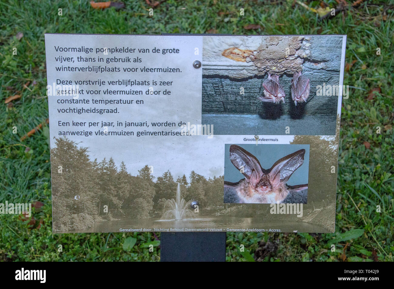 Le Billboard At Zoo Apenheul à Apeldoorn aux Pays-Bas 2018 Banque D'Images