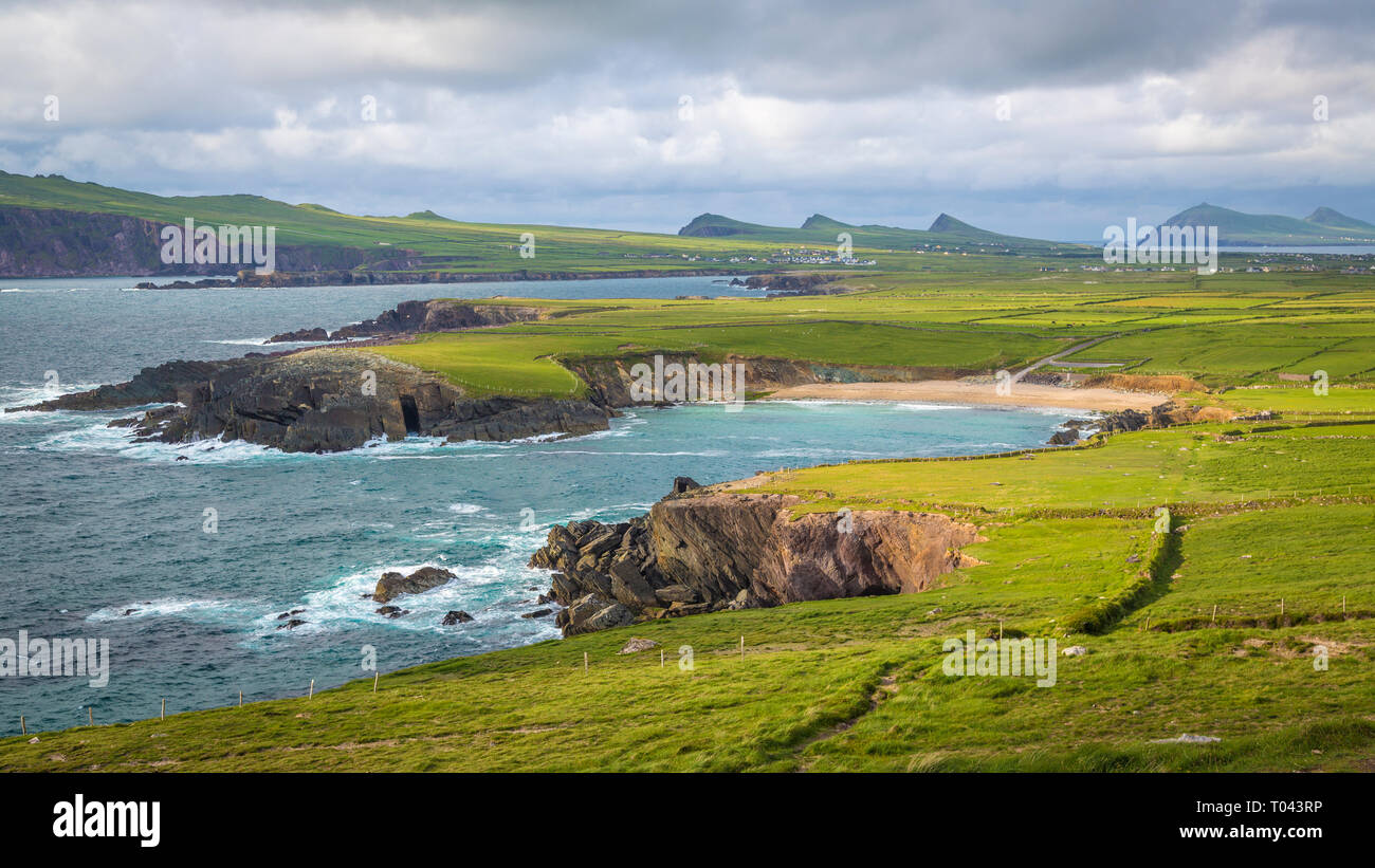 Slea Head, péninsule de Dingle, Co Kerry, Ireland Banque D'Images