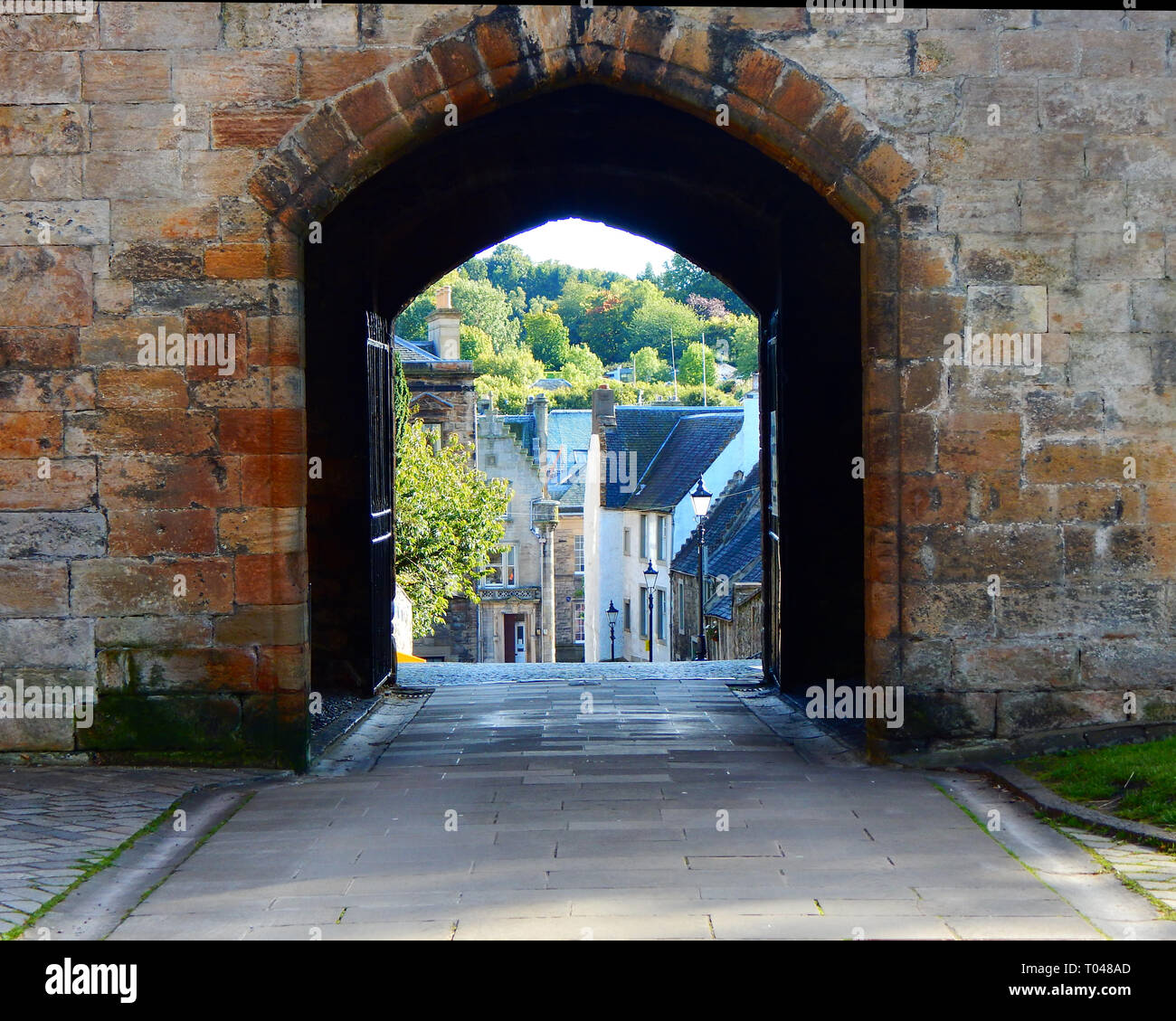 Le Palais de Linlithgow à Archway Banque D'Images