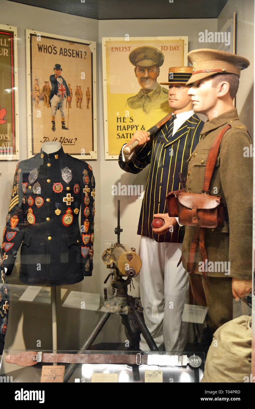 Essex Regiment Museum, le Centre Oaklands House, Chelmsford, Essex, UK Banque D'Images