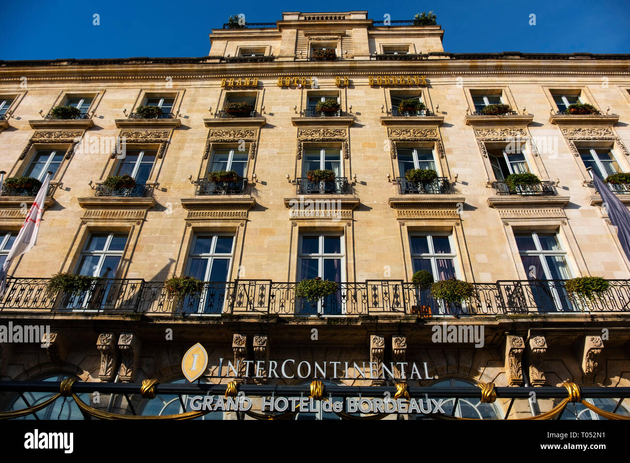 Grand Hotel de Bordeaux au centre historique, Bordeaux. Région Aquitaine, Département de la Gironde. France Europe Banque D'Images
