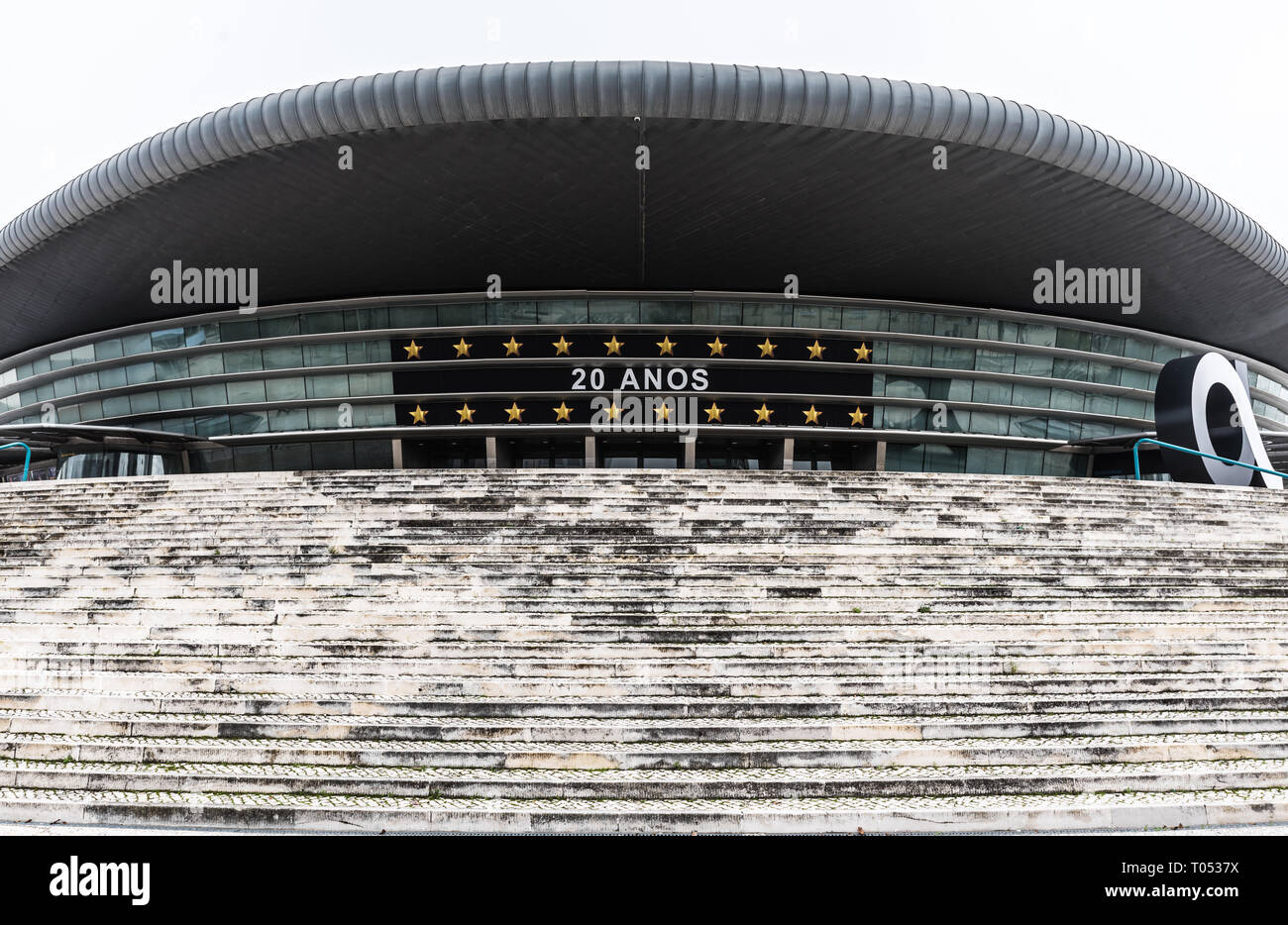 Lisbonne / Portugal - 2812 2018 : l'entrée de l'Altice Arena sur le site de l'Organisation mondiale de l'Expo 98 Banque D'Images