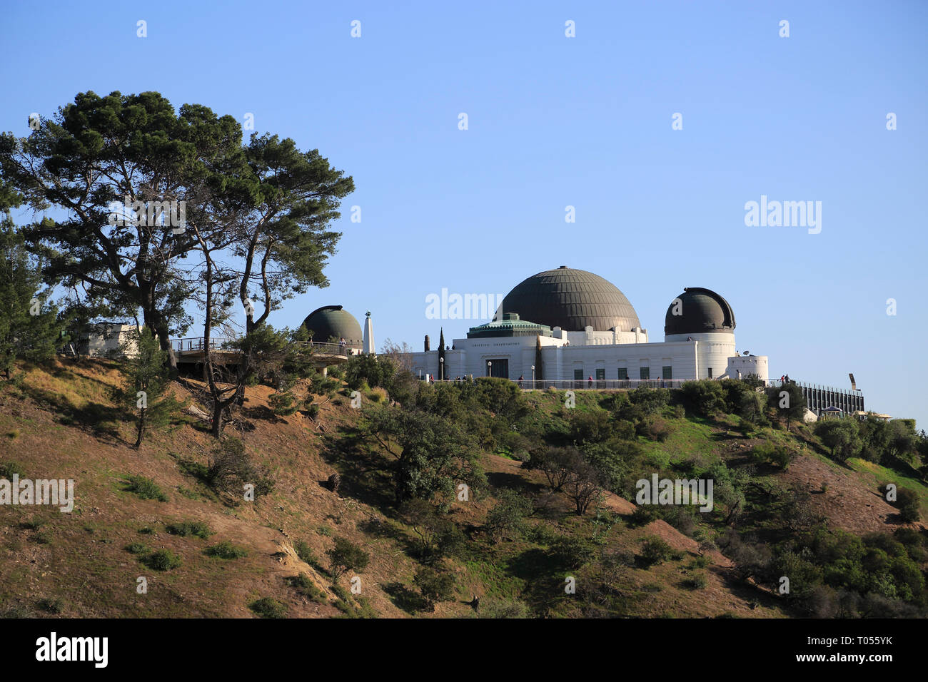 Observatoire Griffith, Griffith Park, Hollywood, Los Angeles, Californie, USA Banque D'Images