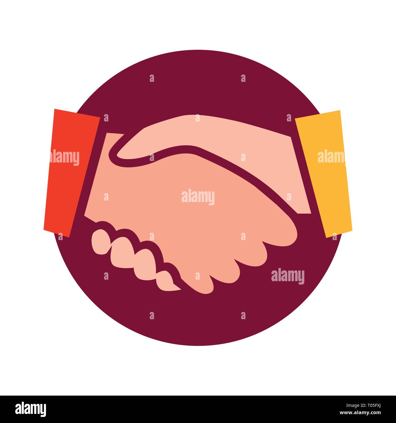 Vector illustration icône poignée isolé sur fond blanc Illustration de Vecteur