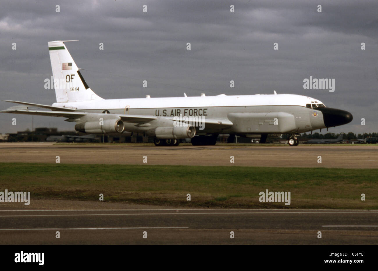 USAF United States Air Force Boeing RC-135V Banque D'Images