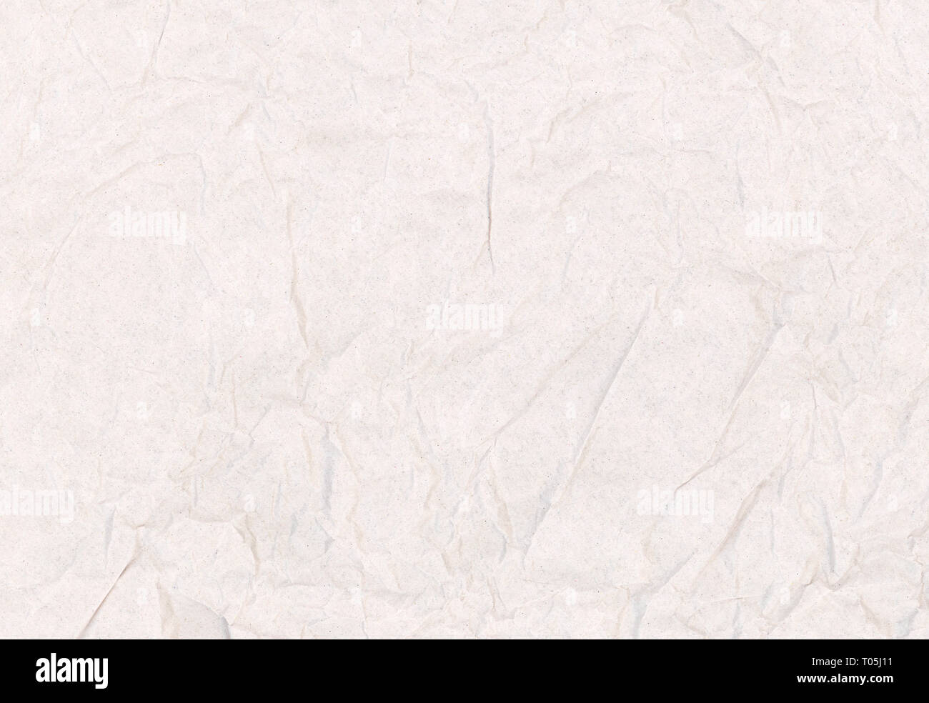 Papier froissé blanc texture background Banque D'Images