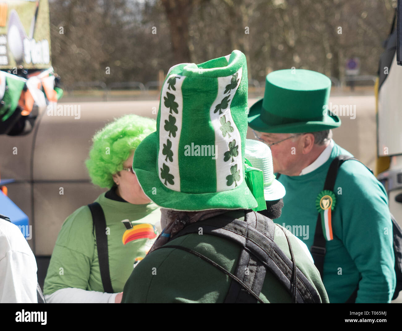 Londres, Royaume-Uni. Mar 17, 2019. St Patrick's Day Parade London UK 17 mars 2019. Credit : Clive Downes/Alamy Live News Banque D'Images