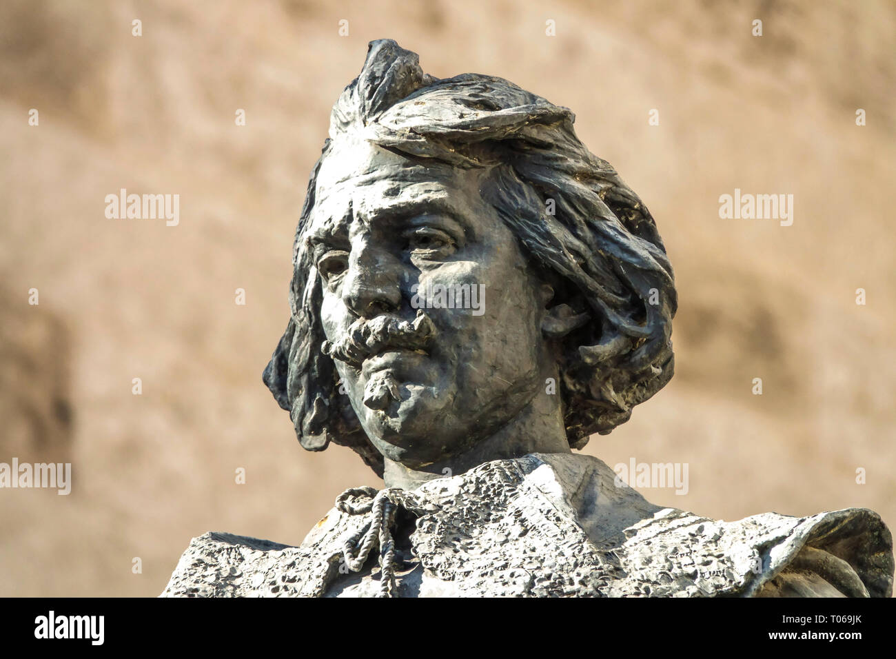 Jusepe DE RIBERA Jose ( ), 1591 - 1652, peintre Spanish-Italian, statue à Valence, Espagne Banque D'Images