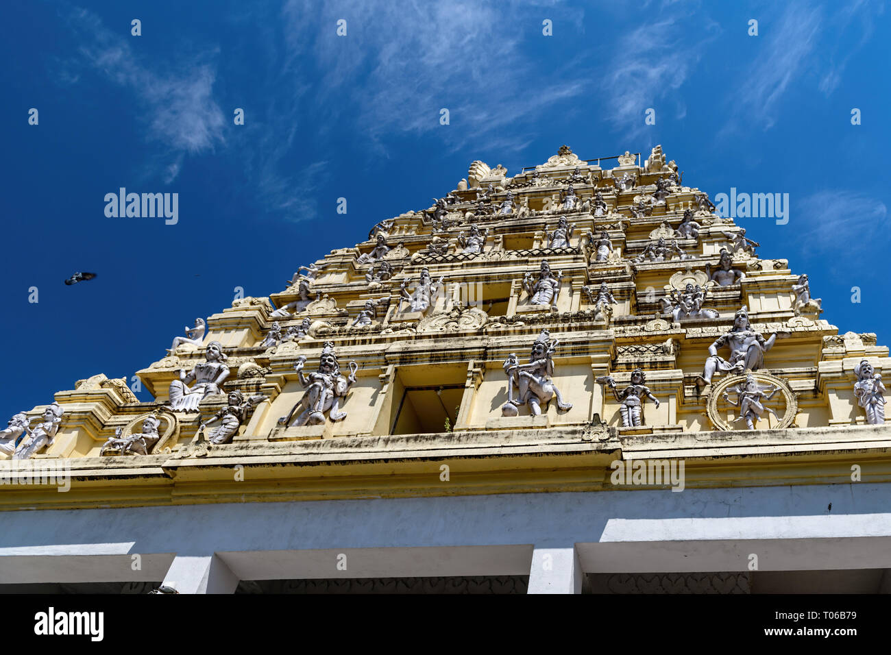 Nandi Temple, Basavana Dodda Gudi à Bangalore, Inde. Banque D'Images