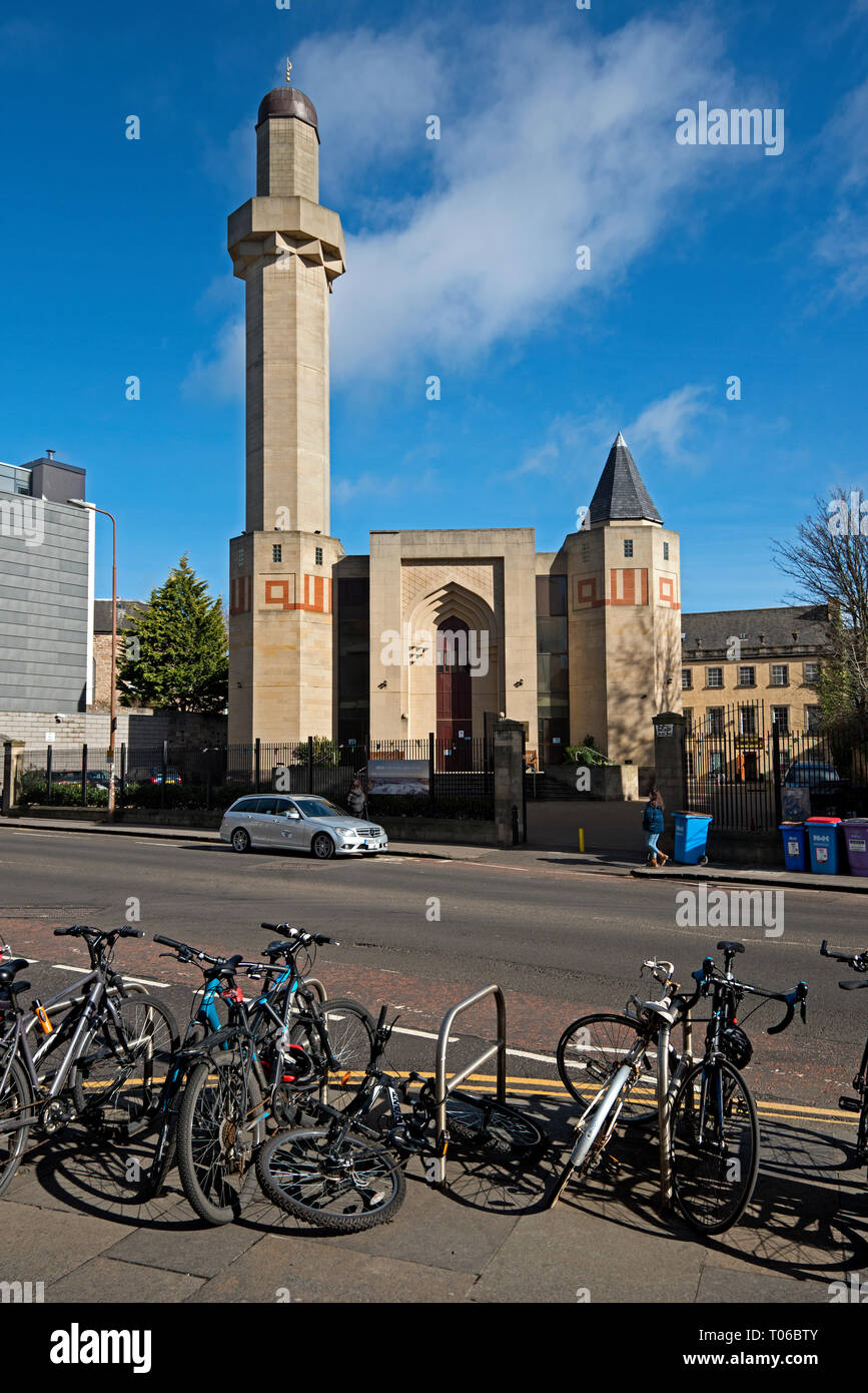 La Mosquée centrale d'Édimbourg sur Potterrow dans le quartier de l'université d'Édimbourg, Écosse, Royaume-Uni. Banque D'Images
