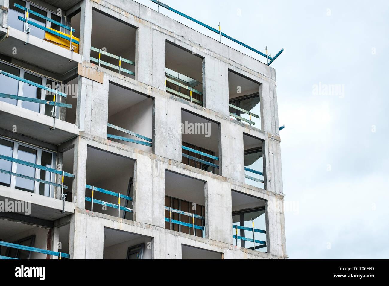 Bâtiment en construction - immobilier - Banque D'Images