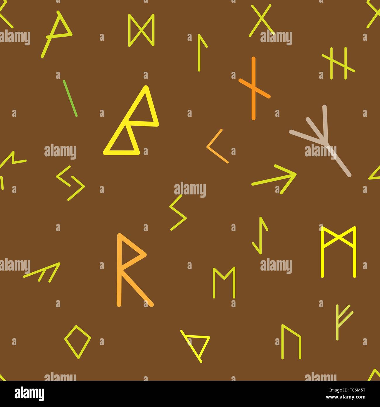 Alphabet runique historique que fond transparent. Vector illustration. Illustration de Vecteur