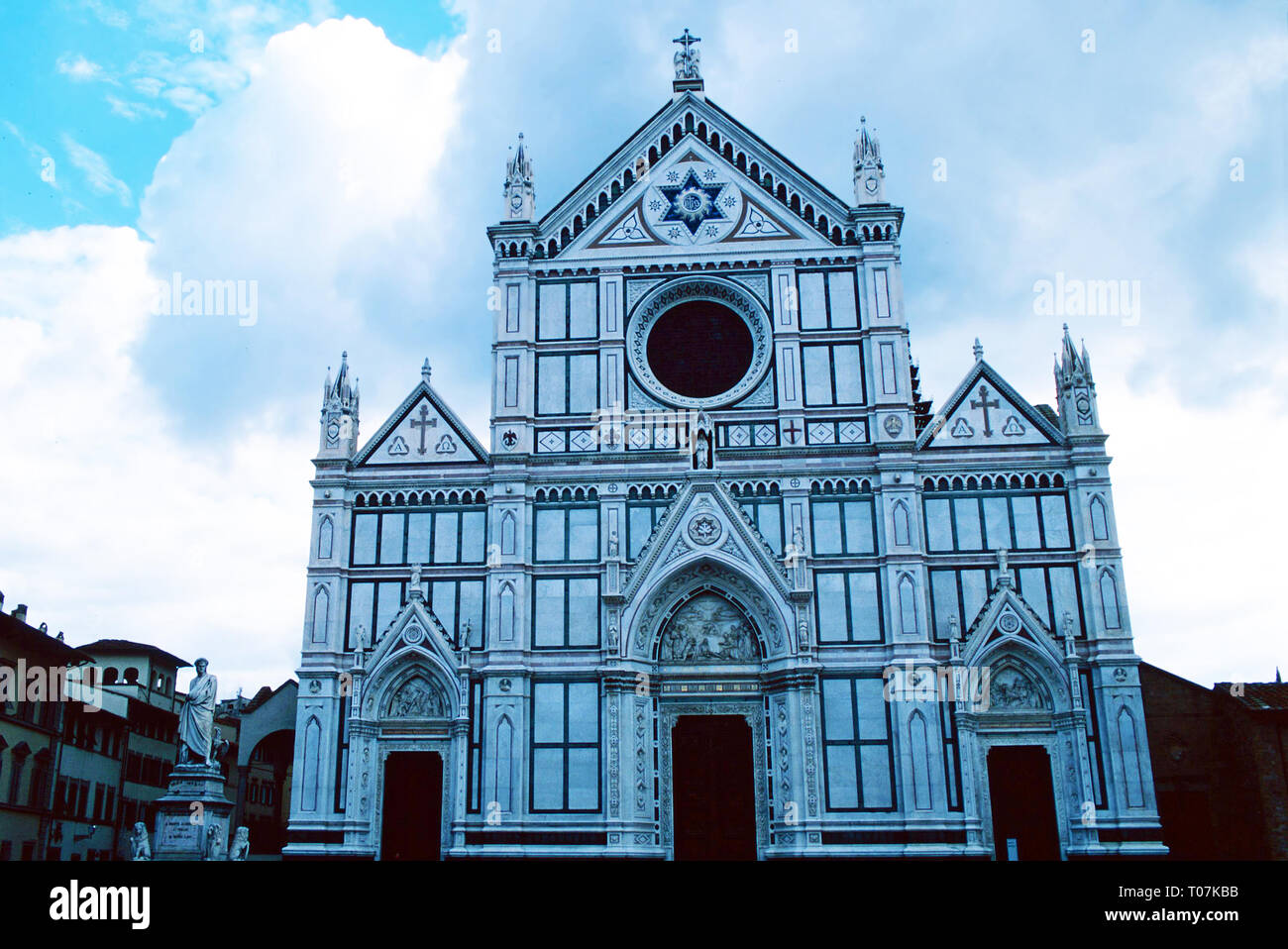 Cathédrale Santa Croce, Florence, Italie Banque D'Images