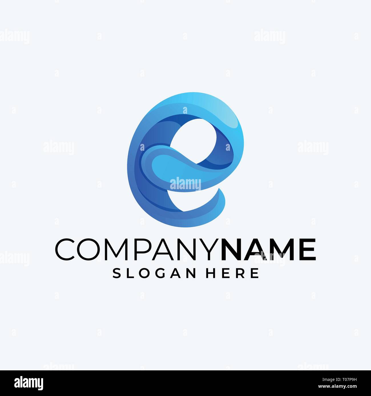 Abstract vector illustration Lettre C modèle. Convient pour l'industrie créative, multimédia, animation, formation, boutique, et toute activité commerciale complémentaire Illustration de Vecteur