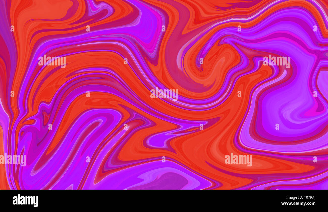 Résumé fond avec peinture art psychédélique dans des couleurs vives. Effet lumineux marbré avec du liquide couleurs, fond d'écran. Banque D'Images