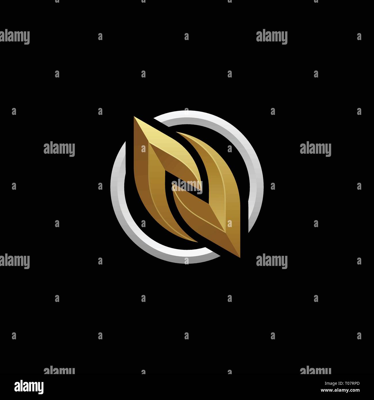 Abstract vector illustration Concept Design Ninja modèle. Convient pour l'industrie créative, multimédia, animation, formation, boutique, et toute relation Illustration de Vecteur