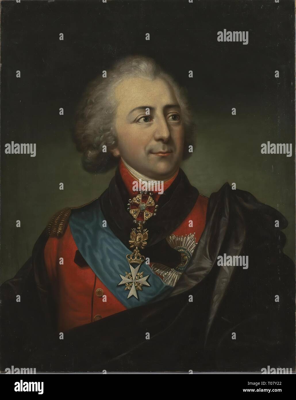 'Portrait du Comte Ivan Kutaisov'. La Russie, fin du xviiie - début du xixe siècle. Dimensions : 72x57 cm. Musée : Etat de l'Ermitage, Saint-Pétersbourg. Auteur : fin du 18e-début 19e siècles Artiste anonyme . Anonyme. Banque D'Images 'Portrait du Comte Ivan Kutaisov'. La Russie, fin du xviiie - début du xixe siècle. Dimensions : 72x57 cm. Musée : Etat de l'Ermitage, Saint-Pétersbourg. Auteur : fin du 18e-début 19e siècles Artiste anonyme . Anonyme. Banque D'Images