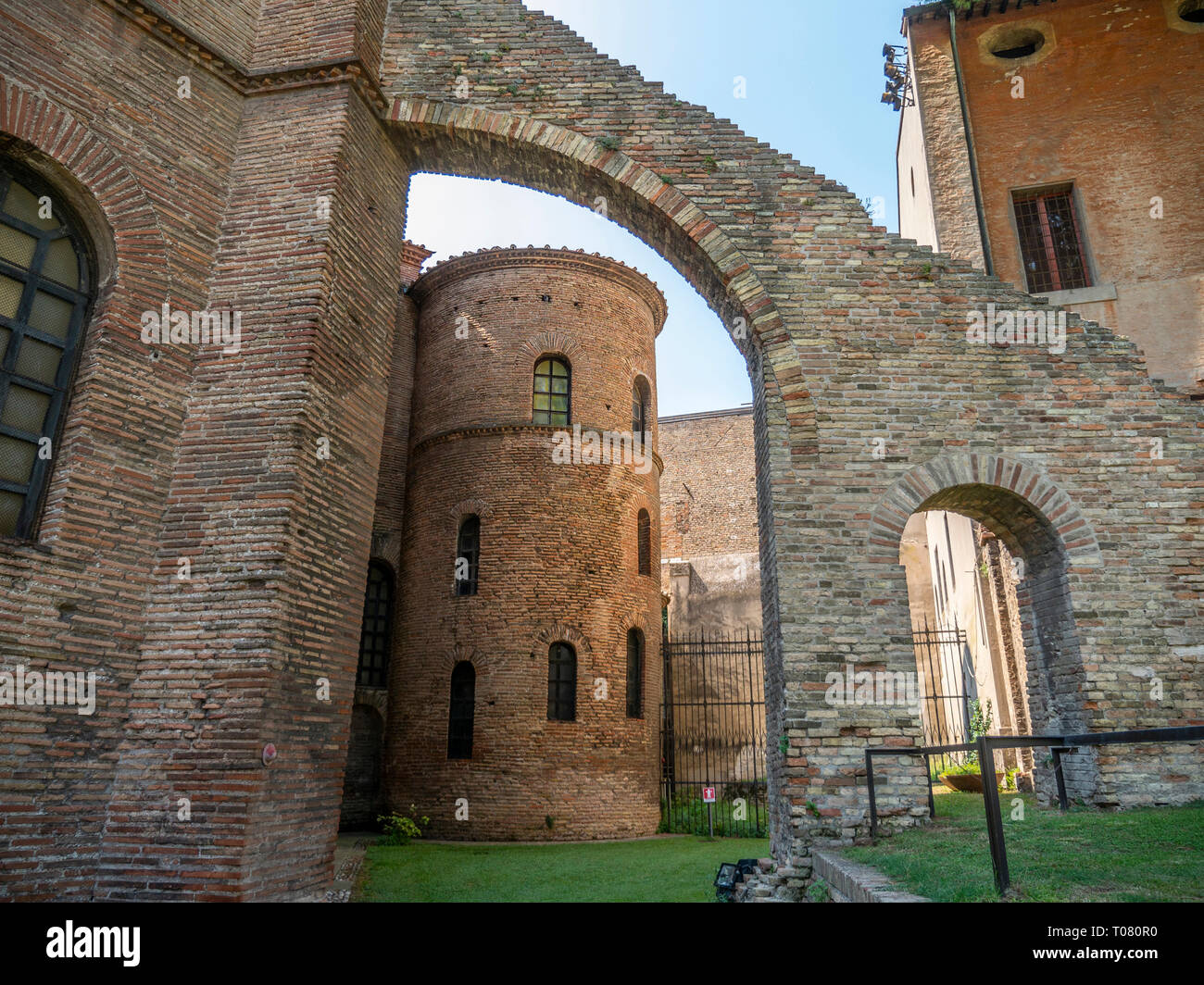 L'Italie, l'Emilie Romagne, Ravenne, Basilique de San Vitale Banque D'Images