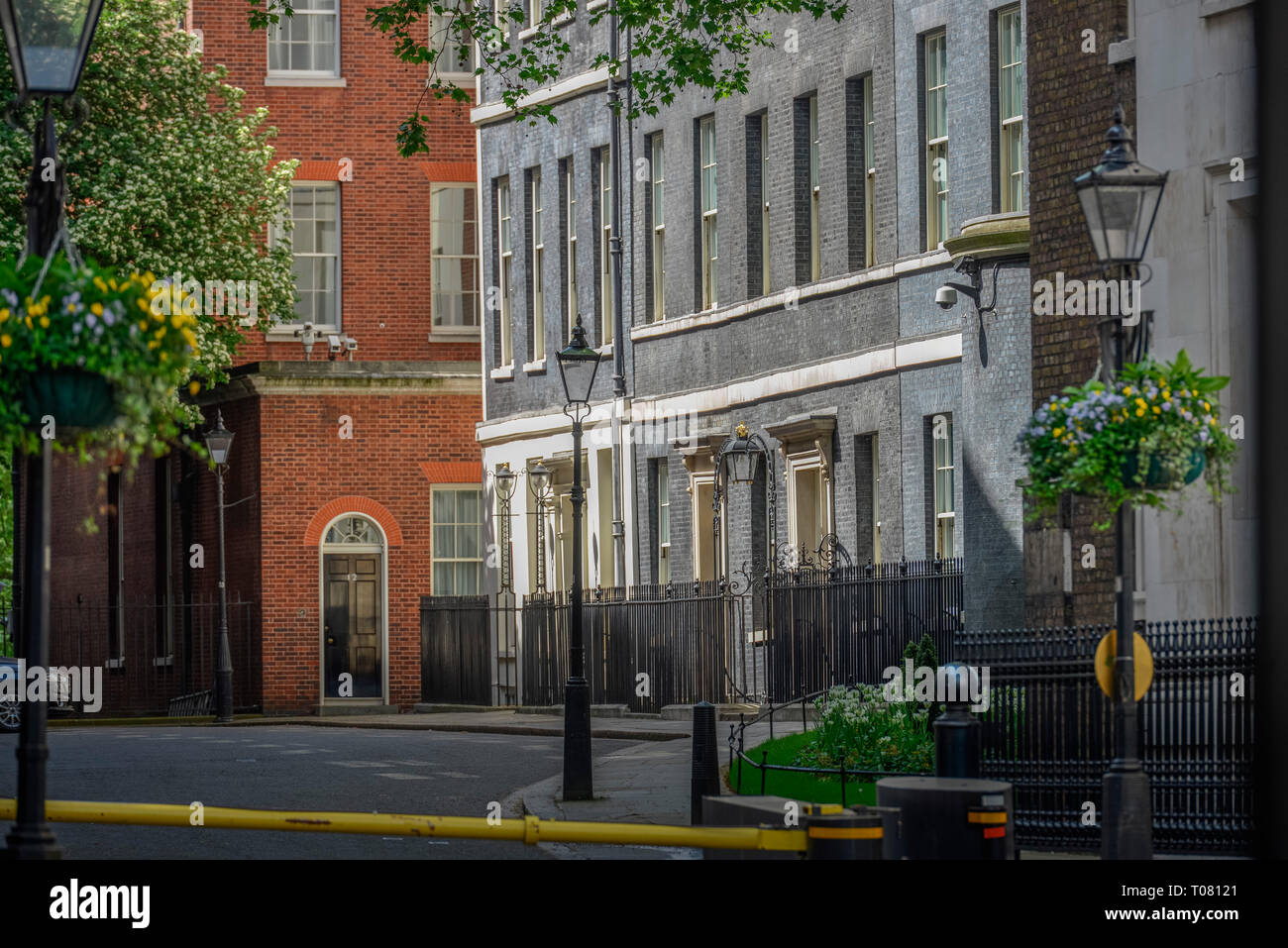 Downing Street, Londres, Angleterre, Grossbritannien Banque D'Images