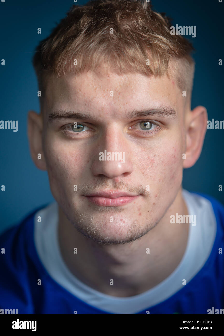 Rugby League, Super League, Wakefield Trinity 2019 escouades Headshot. Credit : Dean Williams Banque D'Images