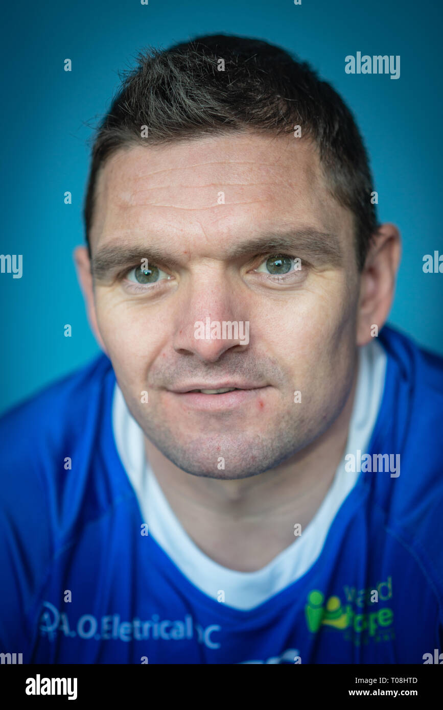 Rugby League, Super League, Wakefield Trinity 2019 escouades Headshot. Credit : Dean Williams Banque D'Images