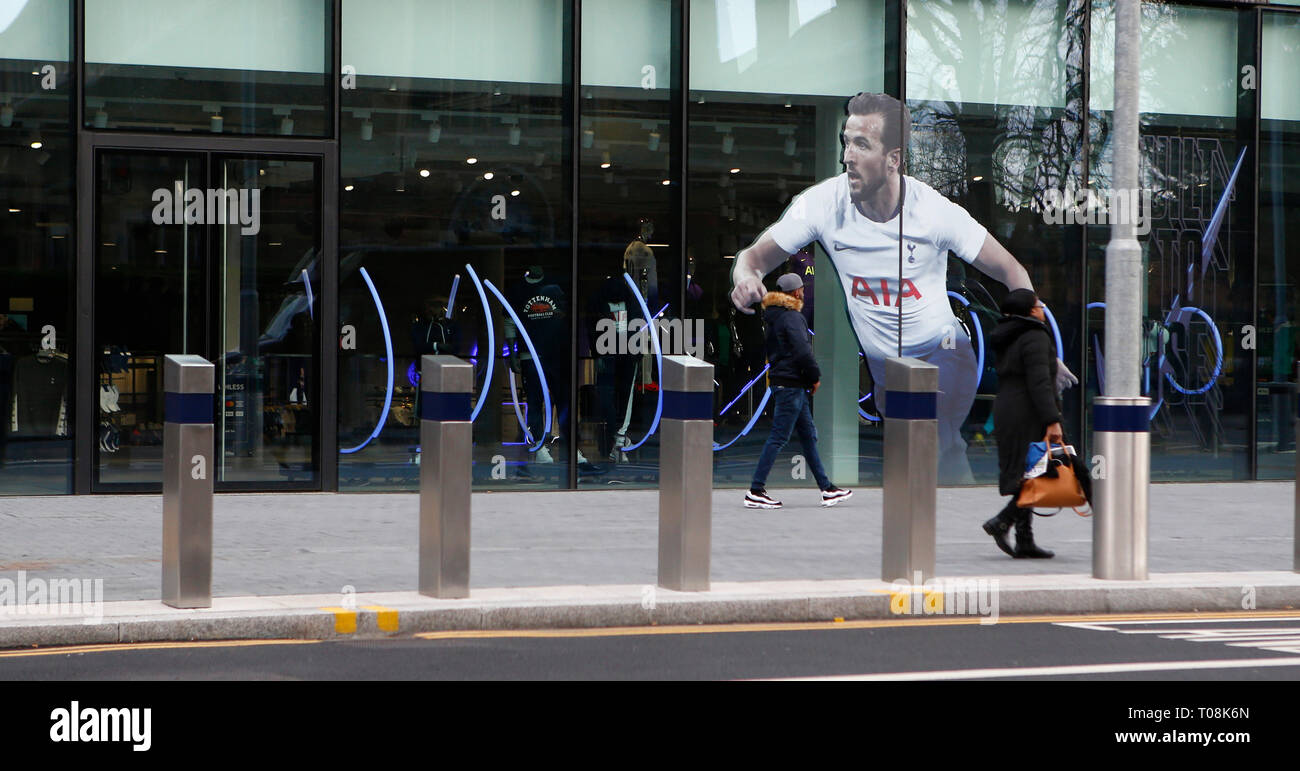 Londres, Angleterre, 18 mars une vue générale de Tottenham Hotspur's nouveau stade dans le nord de Londres, le 18 mars 2019 Action Crédit photo Sport Banque D'Images Londres, Angleterre, 18 mars une vue générale de Tottenham Hotspur's nouveau stade dans le nord de Londres, le 18 mars 2019 Action Crédit photo Sport Banque D'Images