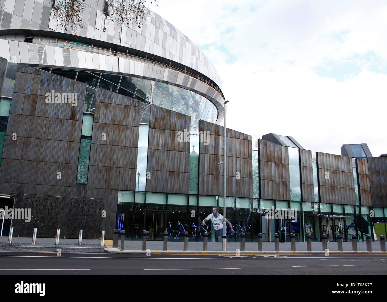 Londres, Angleterre, 18 mars une vue générale de Tottenham Hotspur's nouveau stade dans le nord de Londres, le 18 mars 2019 Action Crédit photo Sport Banque D'Images Londres, Angleterre, 18 mars une vue générale de Tottenham Hotspur's nouveau stade dans le nord de Londres, le 18 mars 2019 Action Crédit photo Sport Banque D'Images