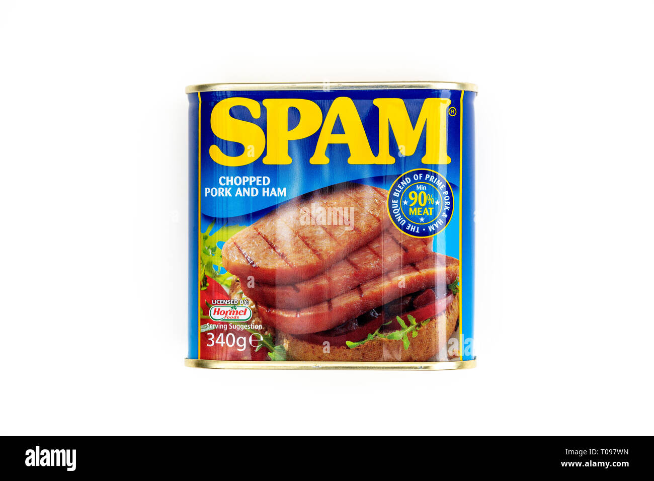 Boîte de Spam Banque D'Images