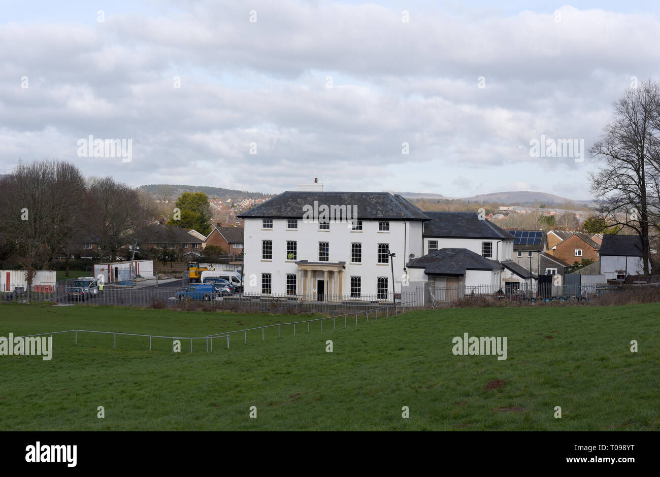 Llanrumney Hall de pub au centre communautaire nombre 3789 Banque D'Images