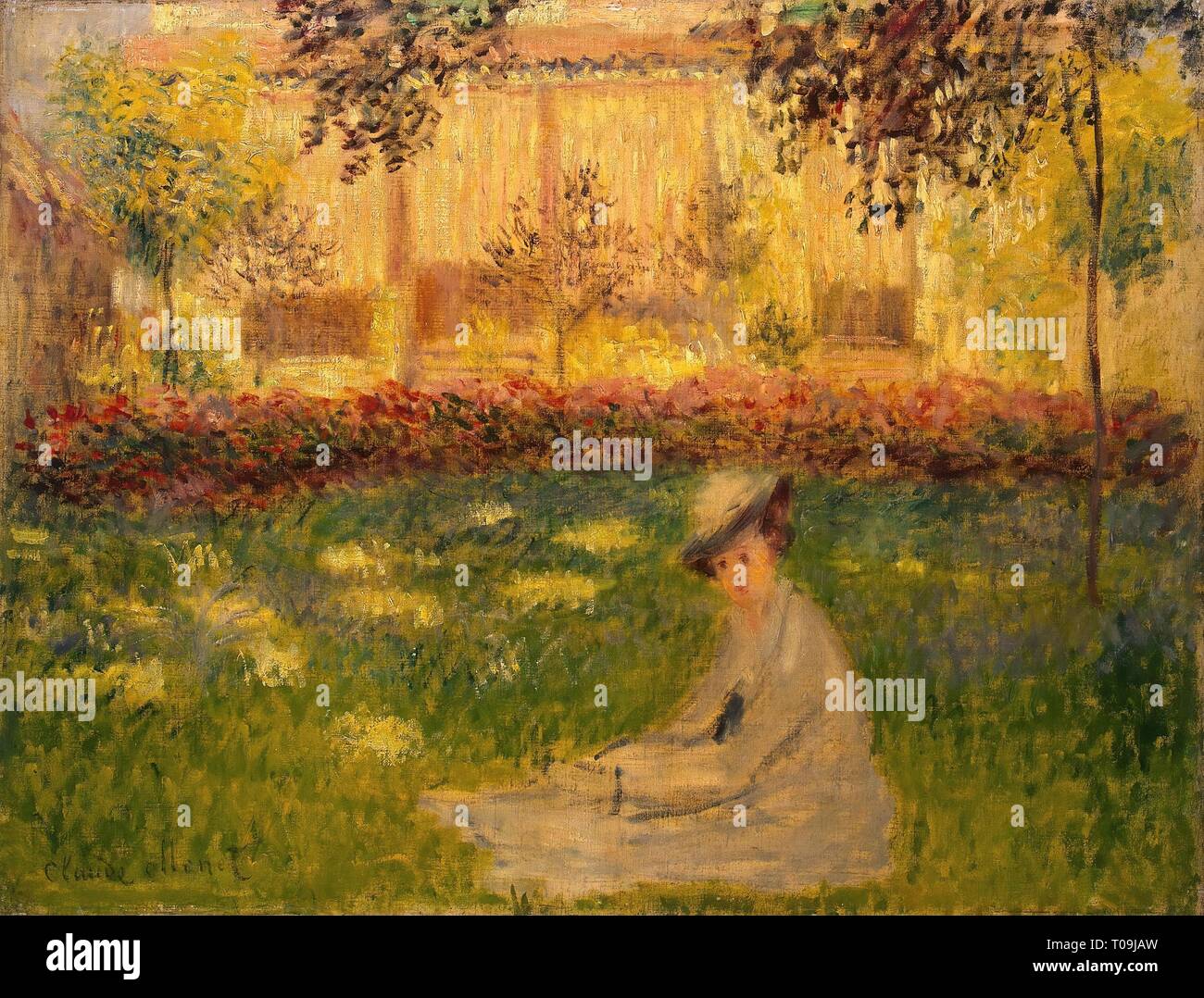 Woman with parasol Banque de photographies et d’images à haute