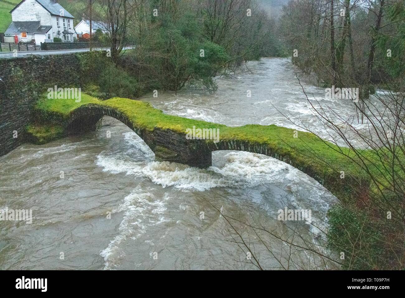 Pack Horse Bridge Banque D'Images