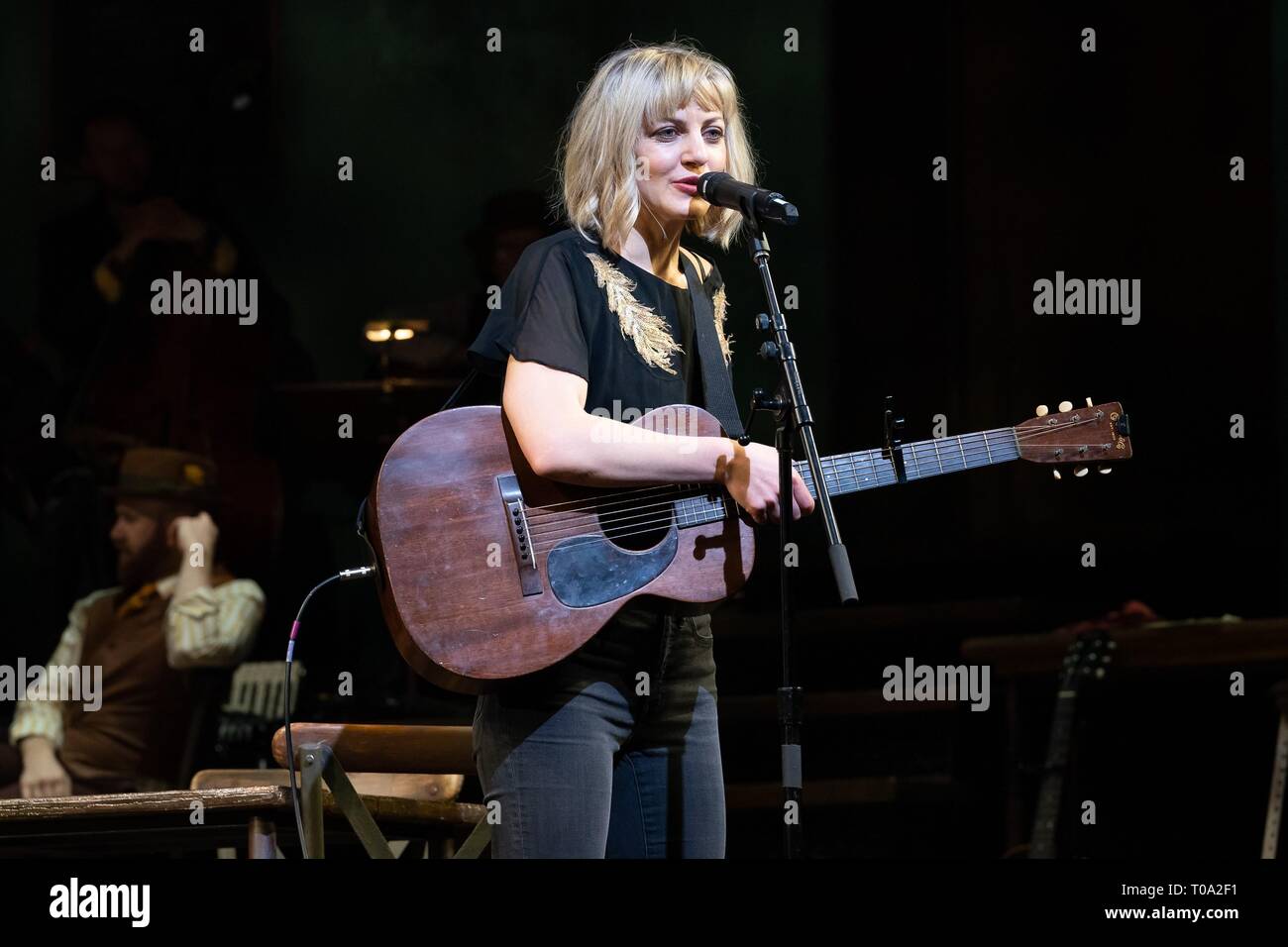 New York Ny Usa 18 Mar 2019 Joseph Mitchell A La Conference De Presse Pour Hadestown