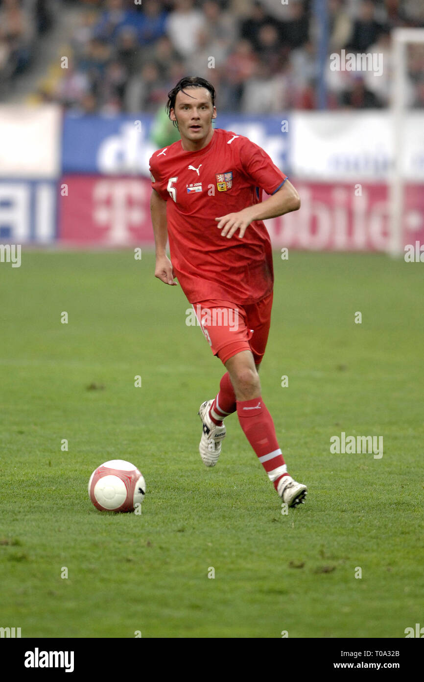 7 octobre 2006 - Liberec, République tchèque République tchèque - ''A'' contre Saint-marin ''A'', 7:0, Groupe d Euro 2008 match de qualification, 7.10.2006, Liberec, CZE. Euro 2004™ Marek, soccer de République tchèque ''A'' équipe. Slavek Photo Ruta (Image Crédit : © Slavek Ruta/Zuma sur le fil) Banque D'Images