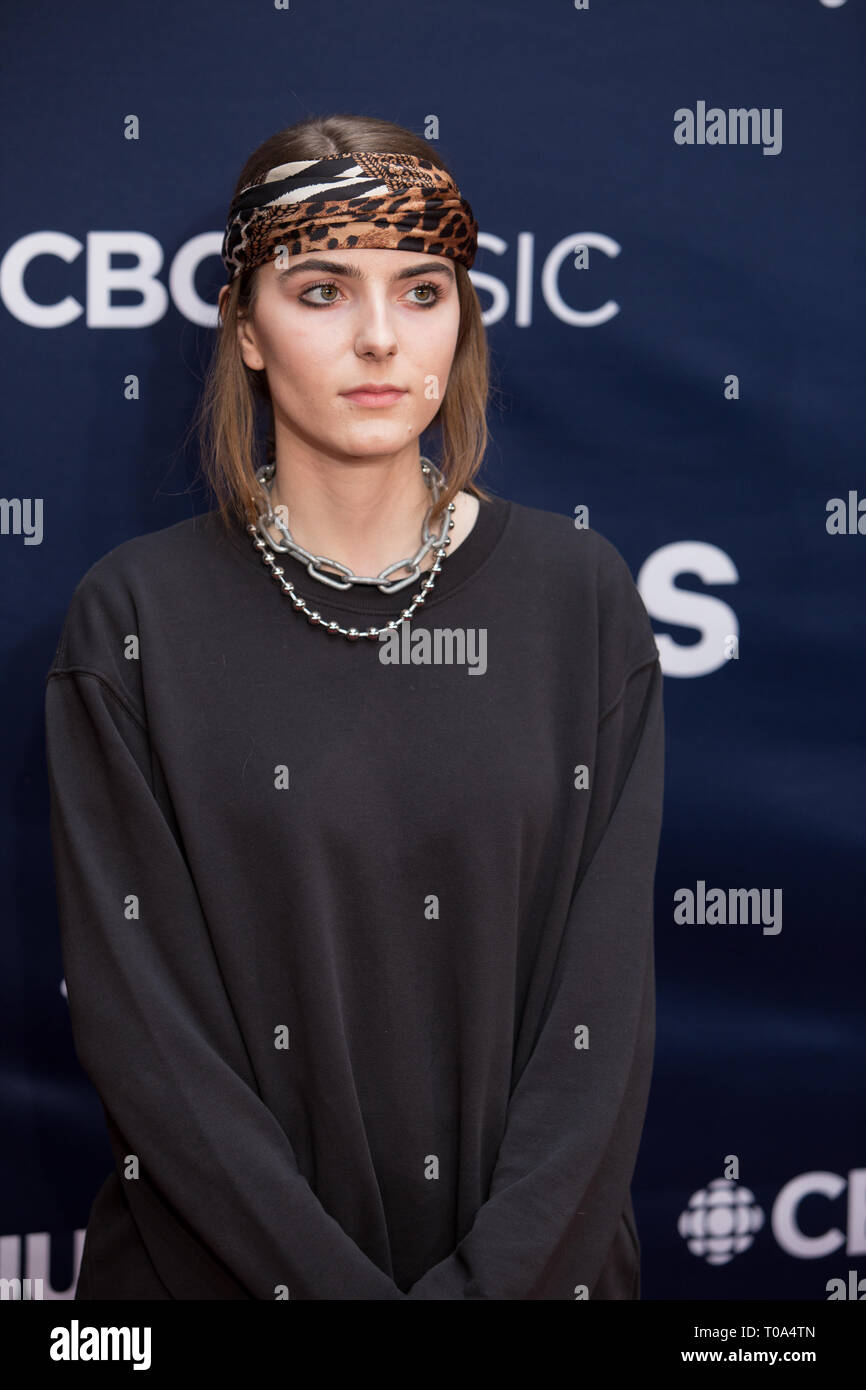 Budweiser Gardens, London, Ontario, CANADA. 17Th Mar 2019. B​Ülow sur le PRIX JUNO 2019 tapis rouge à John Labatt Centre, à London, Ontario, CANADA Crédit : topconcertphoto/Alamy Live News Banque D'Images