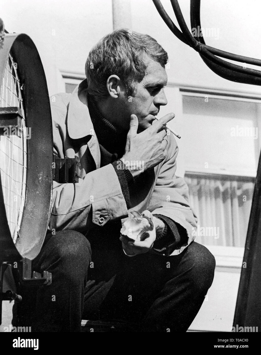 STEVE MCQUEEN, BULLITT, 1968 Banque D'Images