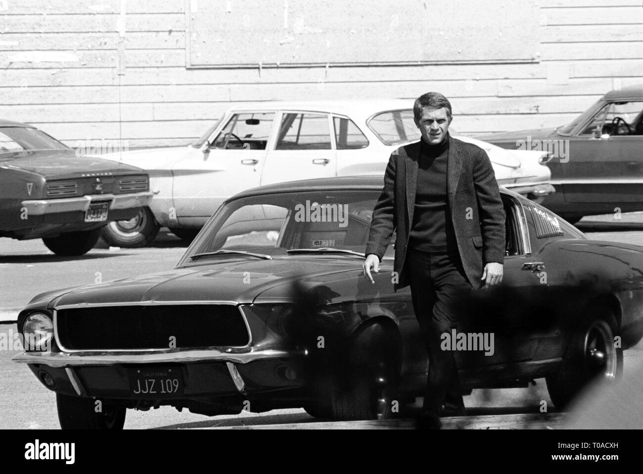 STEVE MCQUEEN, BULLITT, 1968 Banque D'Images