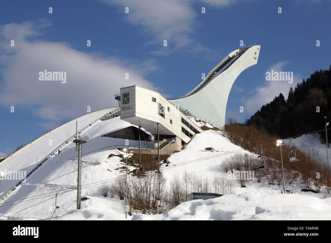Tableau Garmisch-Partenkirchen - Bavière - Sticker Français