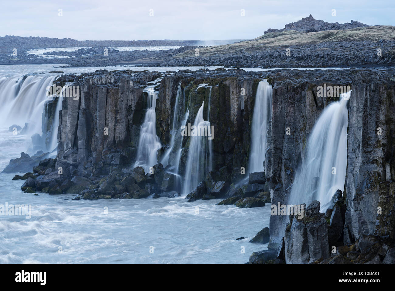 Cascade de Selfoss. Beauté du monde. Magnifique paysage de l'Islande. Célèbre Attraction Touristique Banque D'Images