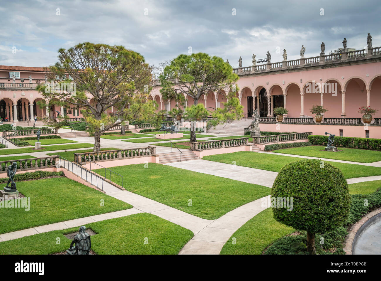 Sarasota, Floride/USA-02/25/2019-Le Musée d'Art Ringling préserve l'héritage de John et Mable Ringling. C'est le foyer de la Florida State Art Museum Banque D'Images