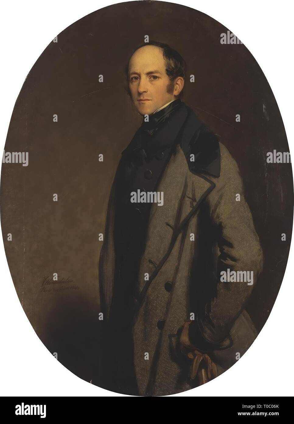 'Portrait du Comte Alexei Bobrinsky'. France, 1844. Dimensions : 123x93 cm. Musée : Etat de l'Ermitage, Saint-Pétersbourg. Auteur : Franz Xaver Winterhalter. Banque D'Images