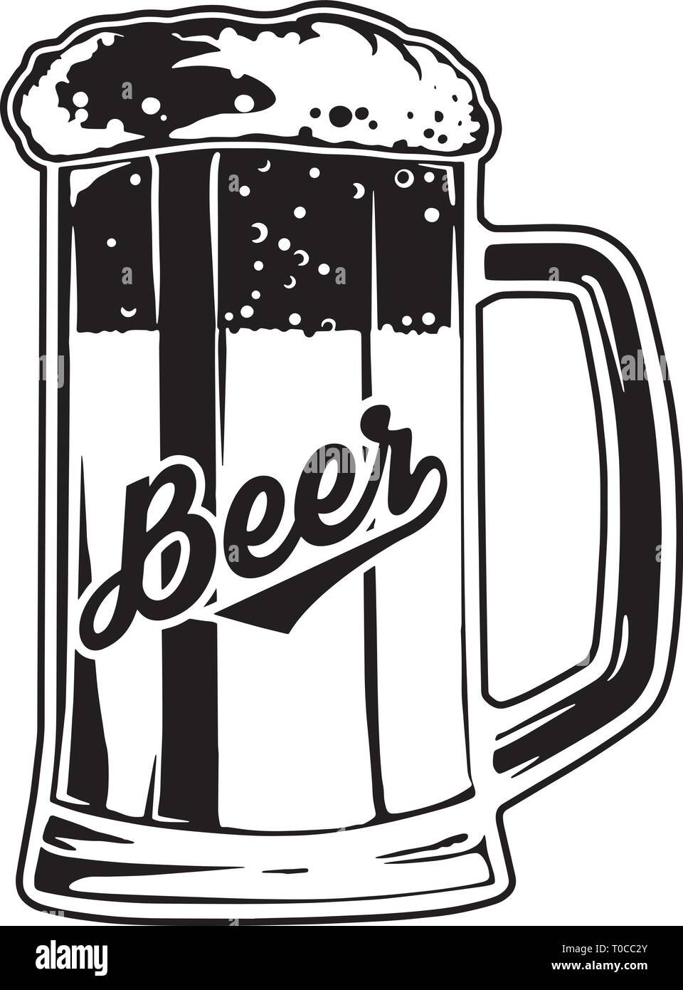 Beer Mug Brewery Cerveza bouteille de whisky cocktail Liqueur Boisson Boissons Label Boire de l'alcool liquide Ice Cube .SVG .EPS .PNG Clipart espace vectoriel Illustration de Vecteur