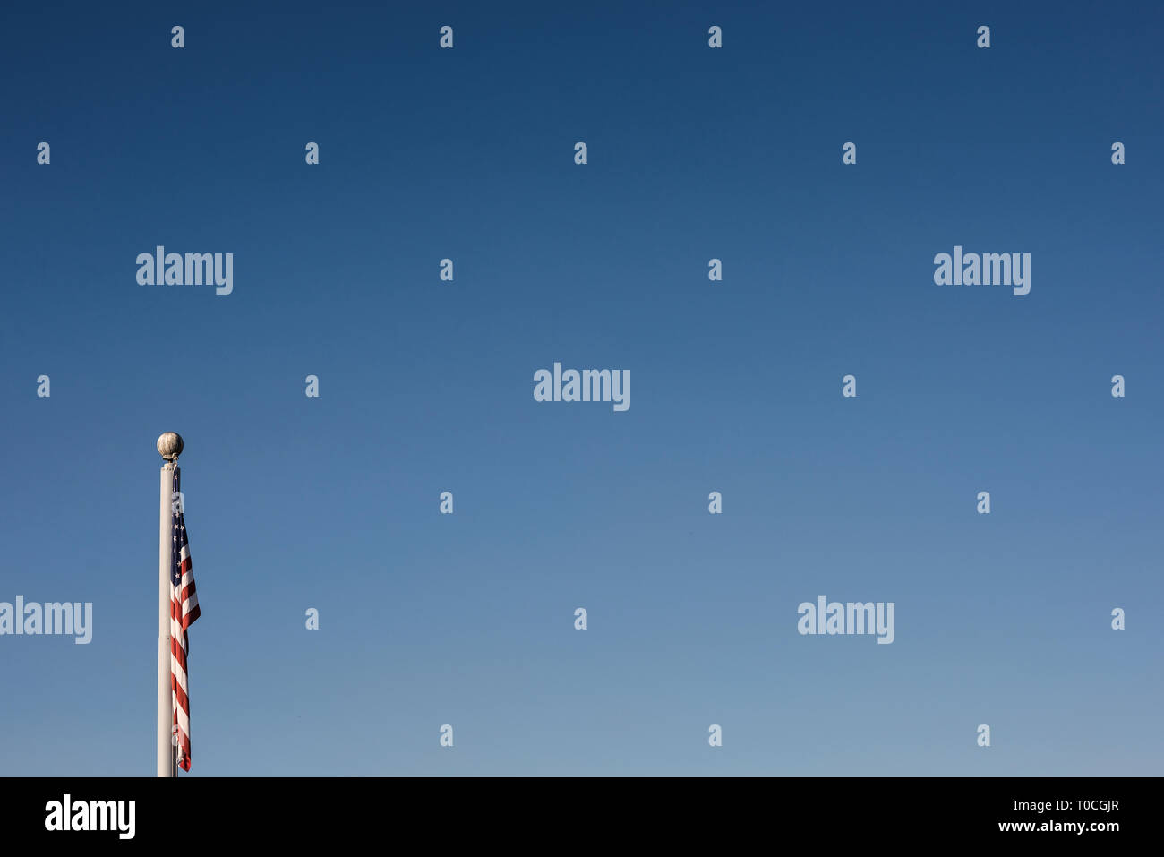 Le drapeau des États-Unis d'Amérique, Californie. Banque D'Images