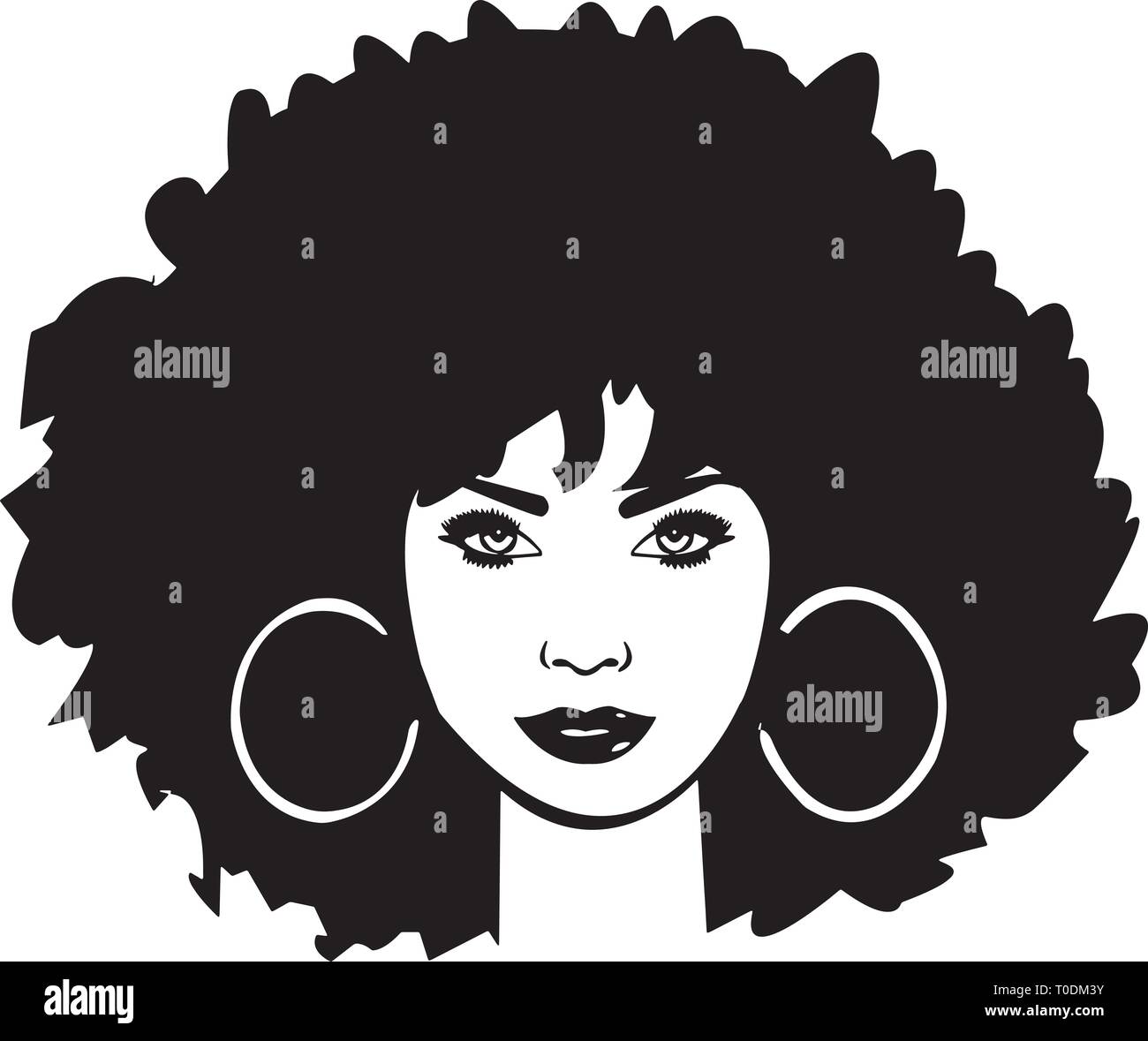 Danseuse ballerine Sport femme athlétique Afro noire femme Infirmière de détente Yoga Retro femme qui prie Dieu guerrier religieux Fighter Classy femmes fortes Illustration de Vecteur