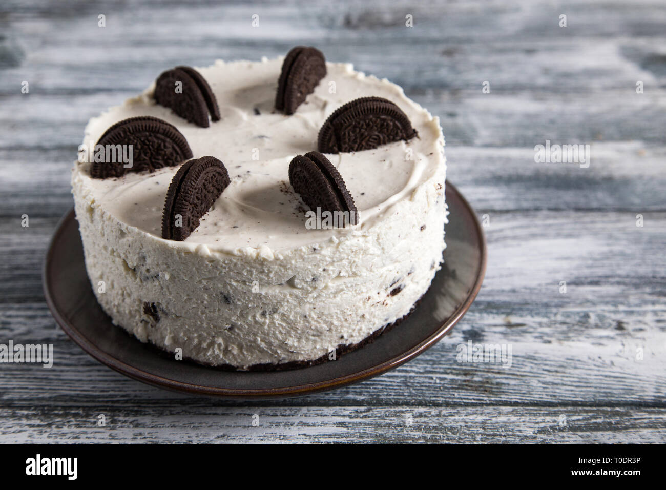 Cheesecake Sans Cuisson Creme Au Chocolat Gateau Biscuit Oreo Cookies Photo Stock Alamy Cheesecake Sans Cuisson Creme Au Chocolat Gateau Biscuit Oreo Cookies Photo Stock Alamy