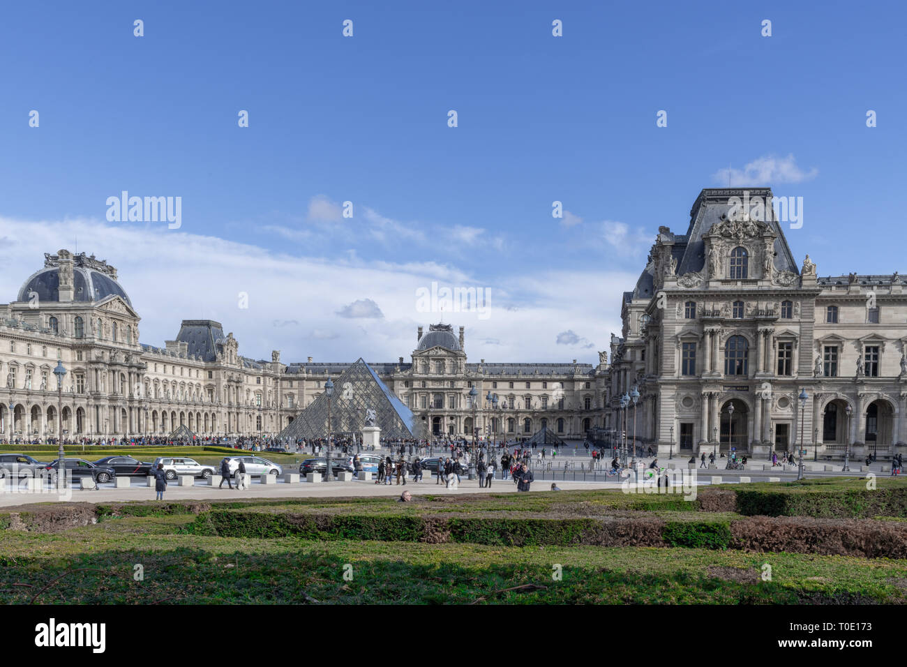 Jardin des Tuileries à Paris Banque D'Images