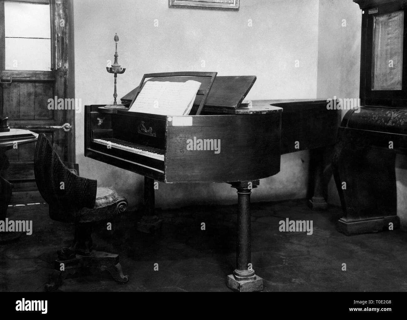 Vincenzo Bellini catania 1934, clavecin Banque D'Images