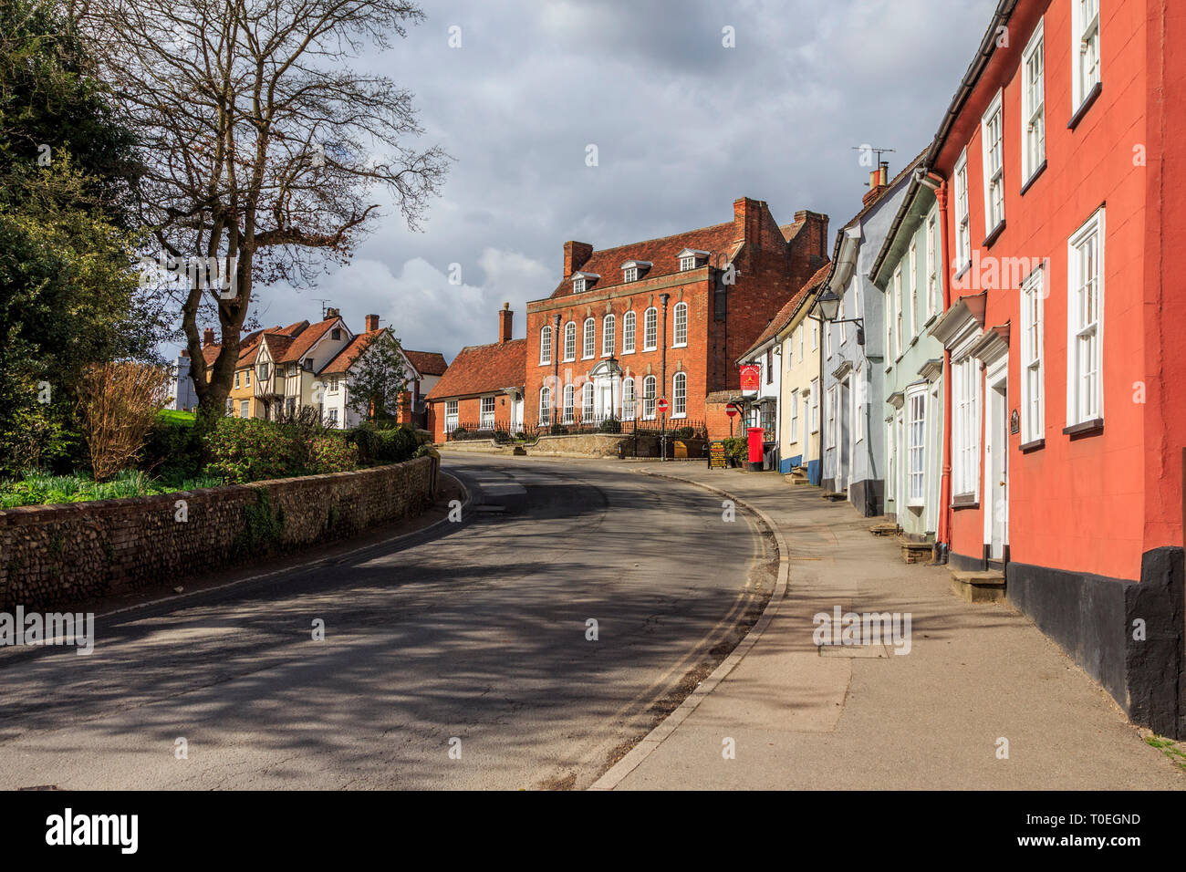 Thaxted village, high street, Essex, Angleterre, RU go Banque D'Images